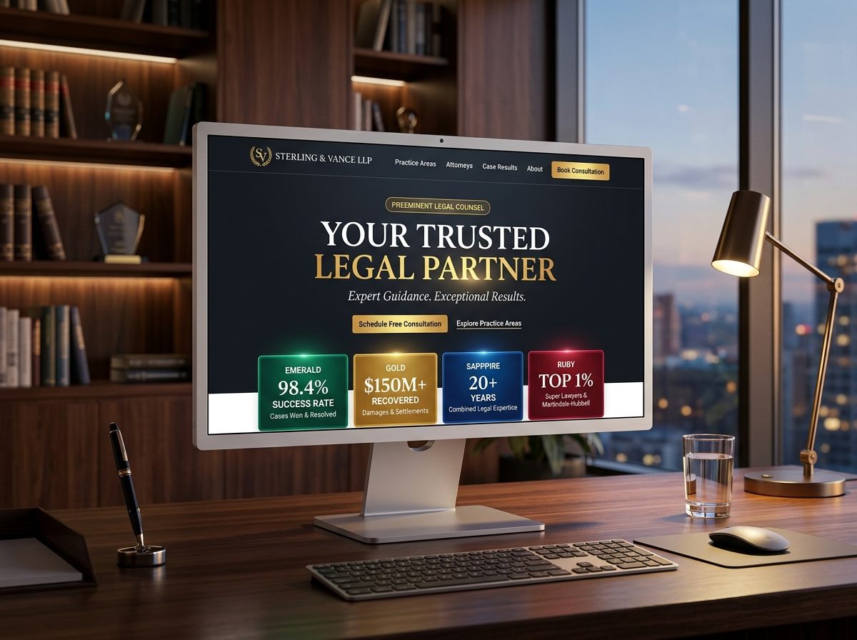 Sterling & Vance LLP Website Template