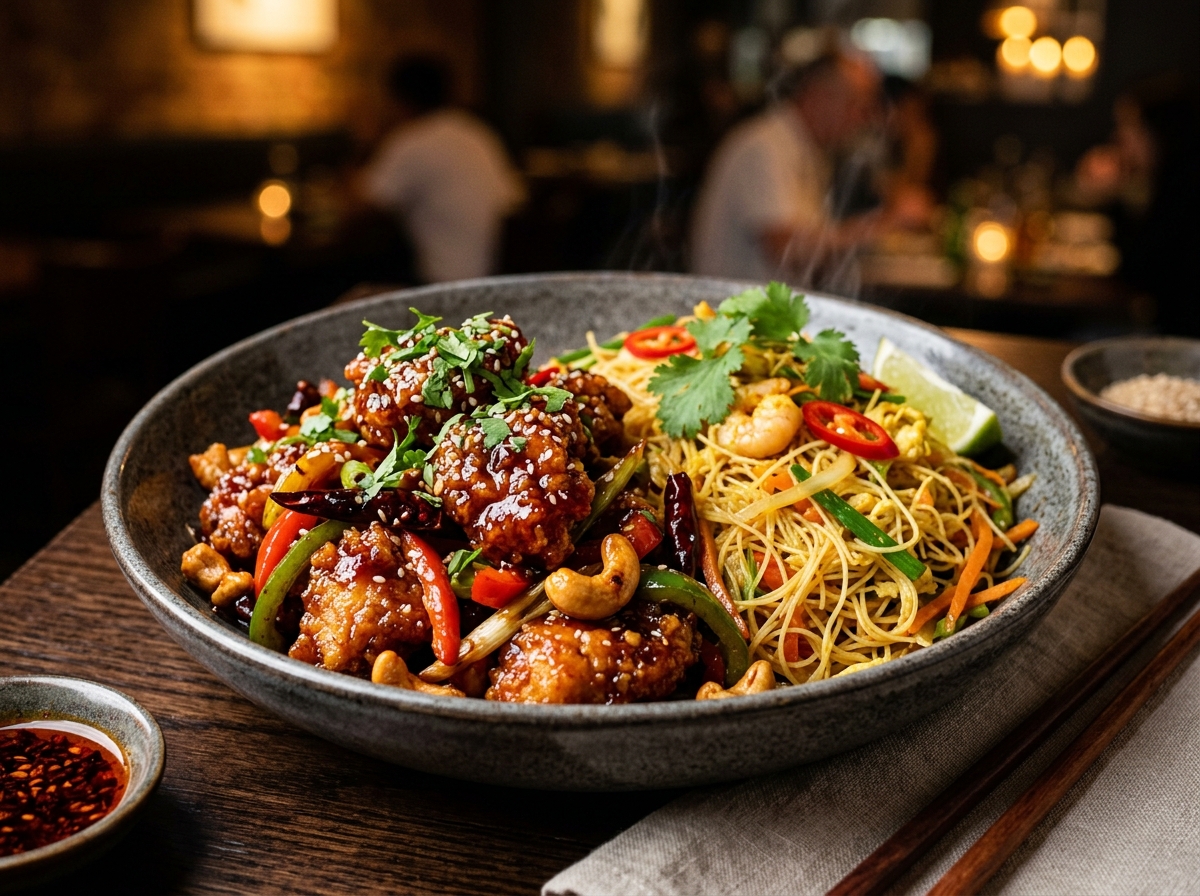 Sizzling Dragon Chicken